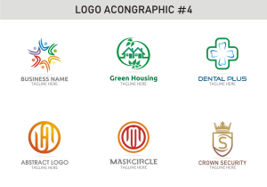6 Modern Logo Template 4