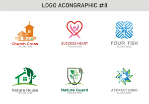 6 Modern Logo Template 8