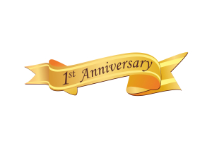1st Anniversary Logo