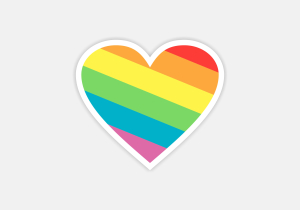 Rainbow Love Logo
