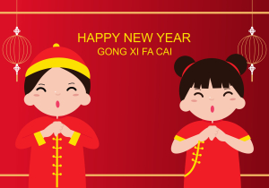 Chinese Happy New Years Card