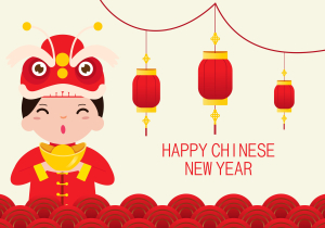 Chinese Happy New Years Card
