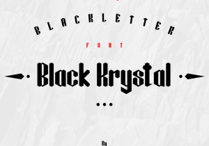 Black Krystal Font