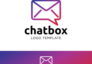 Chat Box Logo Template